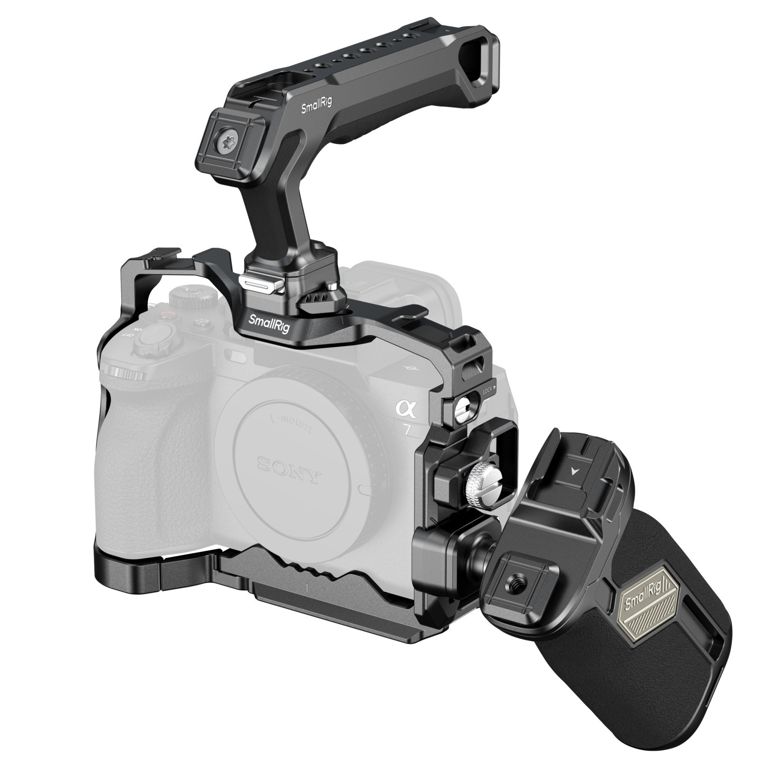 Smallrig Kit de cage "HawkLock" pour Sony Alpha 7R V / 7 IV / 7S III (Édition Avancée) 5599
