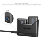 Smallrig Kit de recharge rapide pour batteries de caméra NP-FW50 5488