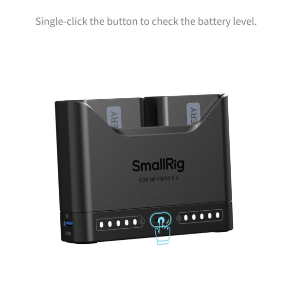 Smallrig Kit de recharge rapide pour batteries de caméra NP-FW50 5488