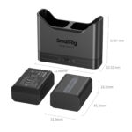 Smallrig Kit de recharge rapide pour batteries de caméra NP-FW50 5488
