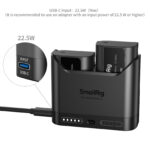 Smallrig Kit de charge rapide pour batteries de caméra DMW-BLK22 5487
