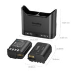 Smallrig Kit de charge rapide pour batteries de caméra DMW-BLK22 5487