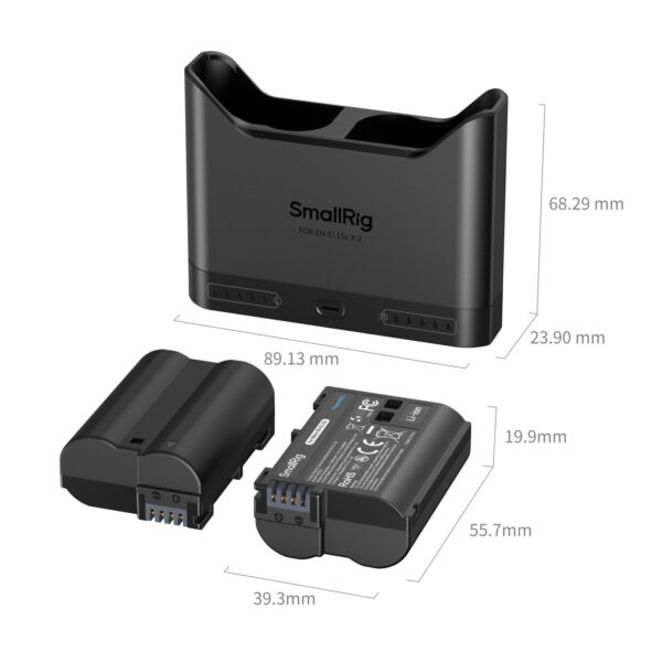Smallrig Kit de charge rapide pour batteries EN-EL15c à camera 5486
