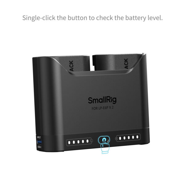 Smallrig Kit de chargement rapide pour batteries d'appareil photo LP-E6NH 5484