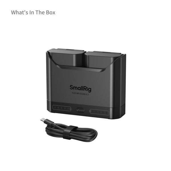 Smallrig Kit de charge rapide pour batteries de caméra NP-FZ100 5483 5 Smallrig Kit de charge rapide pour batteries de caméra NP-FZ100 5483