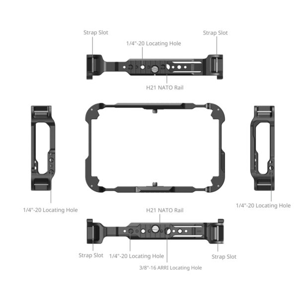 Smallrig Kit de cage pour moniteur Atomos Ninja TX / TX GO 5708 4 Smallrig Kit de cage pour moniteur Atomos Ninja TX / TX GO 5708