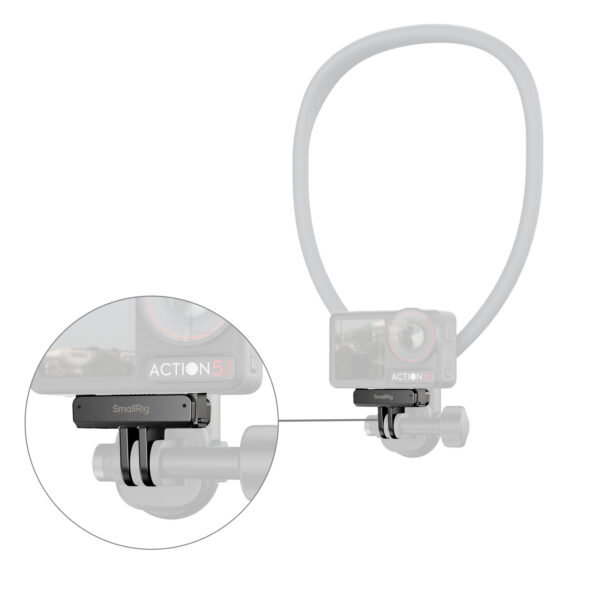 Smallrig Adaptateur de montage à dégagement rapide pour DJI Osmo 360 / Action 5 Pro / 4 / 3 5813