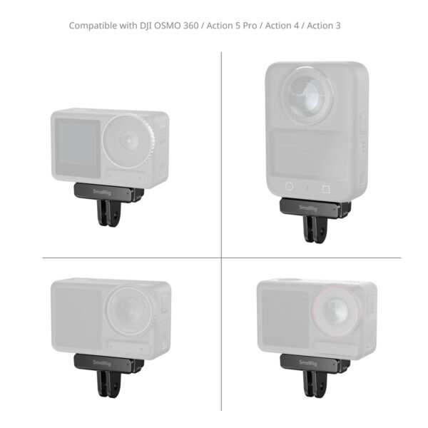 Smallrig Adaptateur de montage à dégagement rapide pour DJI Osmo 360 / Action 5 Pro / 4 / 3 5813