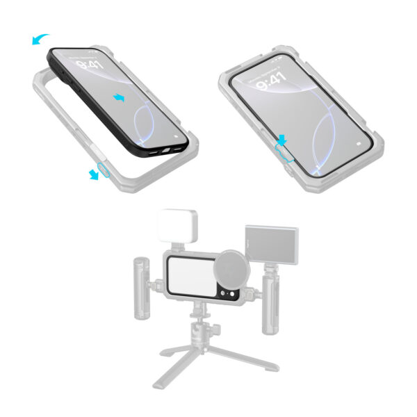 Smallrig Coque de protection légère pour photographie pour iPhone 17 Pro (Noire) 5790