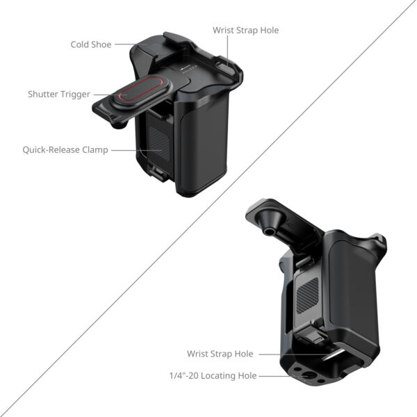 Smallrig Poignée pour DJI Osmo Action 5 Pro / 4 / 3 5826 6 Smallrig Poignée pour DJI Osmo Action 5 Pro / 4 / 3 5826