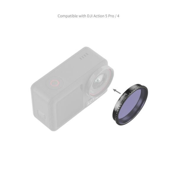 Smallrig Filtre de réduction de pollution lumineuse attachable pour DJI Osmo Action 5 Pro / 4 5837 5 Smallrig Filtre de réduction de pollution lumineuse attachable pour DJI Osmo Action 5 Pro / 4 5837