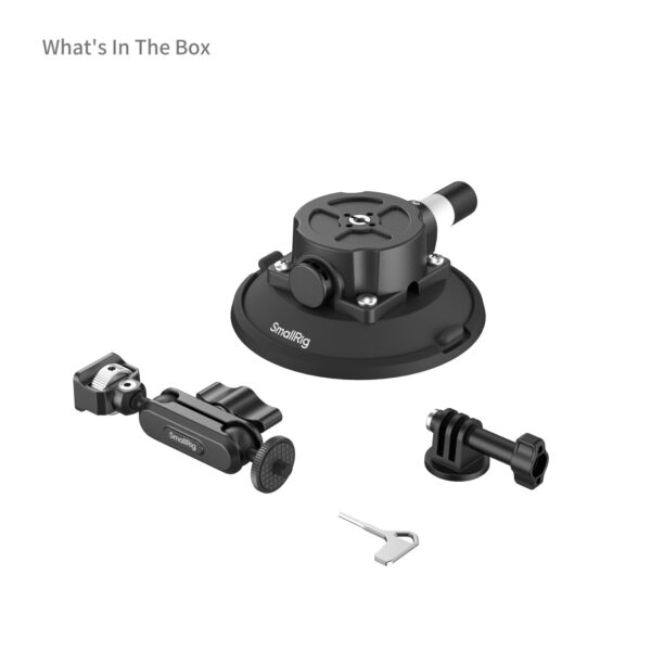 Smallrig Support à ventouse de 4,5" pour caméras d'action 5855