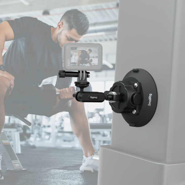 Smallrig Support à ventouse de 4,5" pour caméras d'action 5855