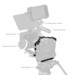 Smallrig Cage pour Canon EOS R5 Mark II avec poignée de batterie BG-R20 5623
