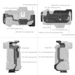 Smallrig Cage pour Canon EOS R5 Mark II avec poignée de batterie BG-R20 5623