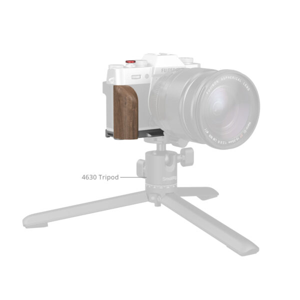 Smallrig Plaque de montage en L avec poignée en bois pour FUJIFILM X-T30 / X-T30 II / X-T30 III (Argent) 5667 4 Smallrig Plaque de montage en L avec poignée en bois pour FUJIFILM X-T30 / X-T30 II / X-T30 III (Argent) 5667