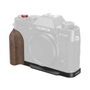 Smallrig Plaque de montage en L avec poignée en bois pour FUJIFILM X-T30 / X-T30 II / X-T30 III (Noir) 5666