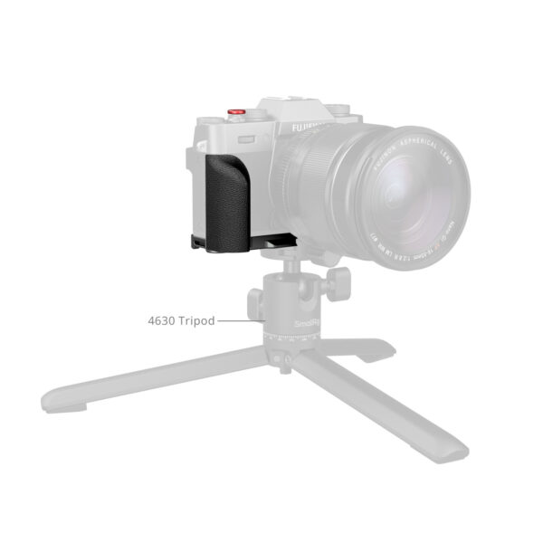 Smallrig Plaque de montage en L avec poignée en silicone pour FUJIFILM X-T30 / X-T30 II / X-T30 III (Argent Charbon) 5665
