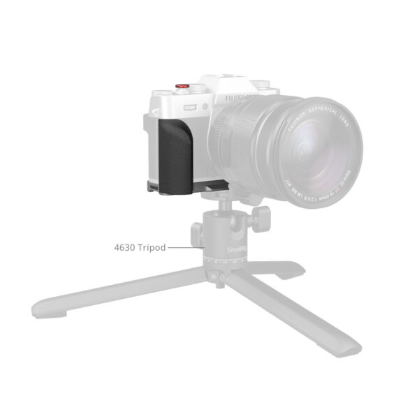 Smallrig Plaque de montage en L avec poignée en silicone pour FUJIFILM X-T30 / X-T30 II / X-T30 III (Argent) 5664