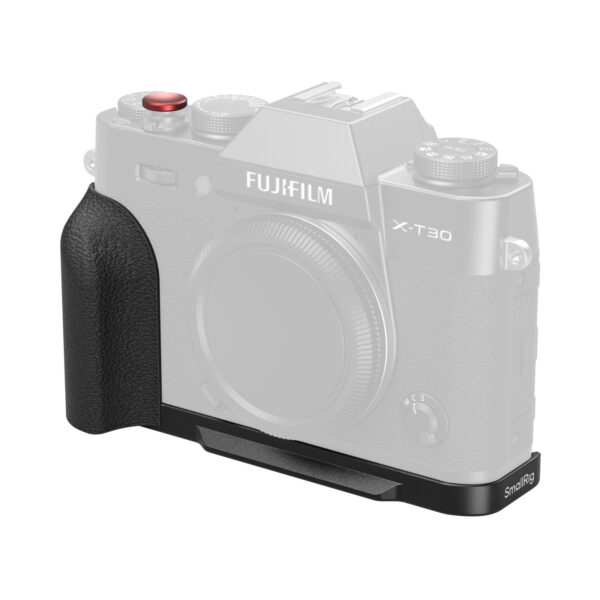 Smallrig Plaque de montage en L avec poignée en silicone pour FUJIFILM X-T30 / X-T30 II / X-T30 III (Noir) 5663