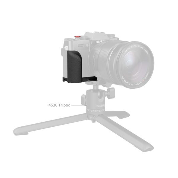 Smallrig Plaque de montage en L avec poignée en silicone pour FUJIFILM X-T30 / X-T30 II / X-T30 III (Noir) 5663