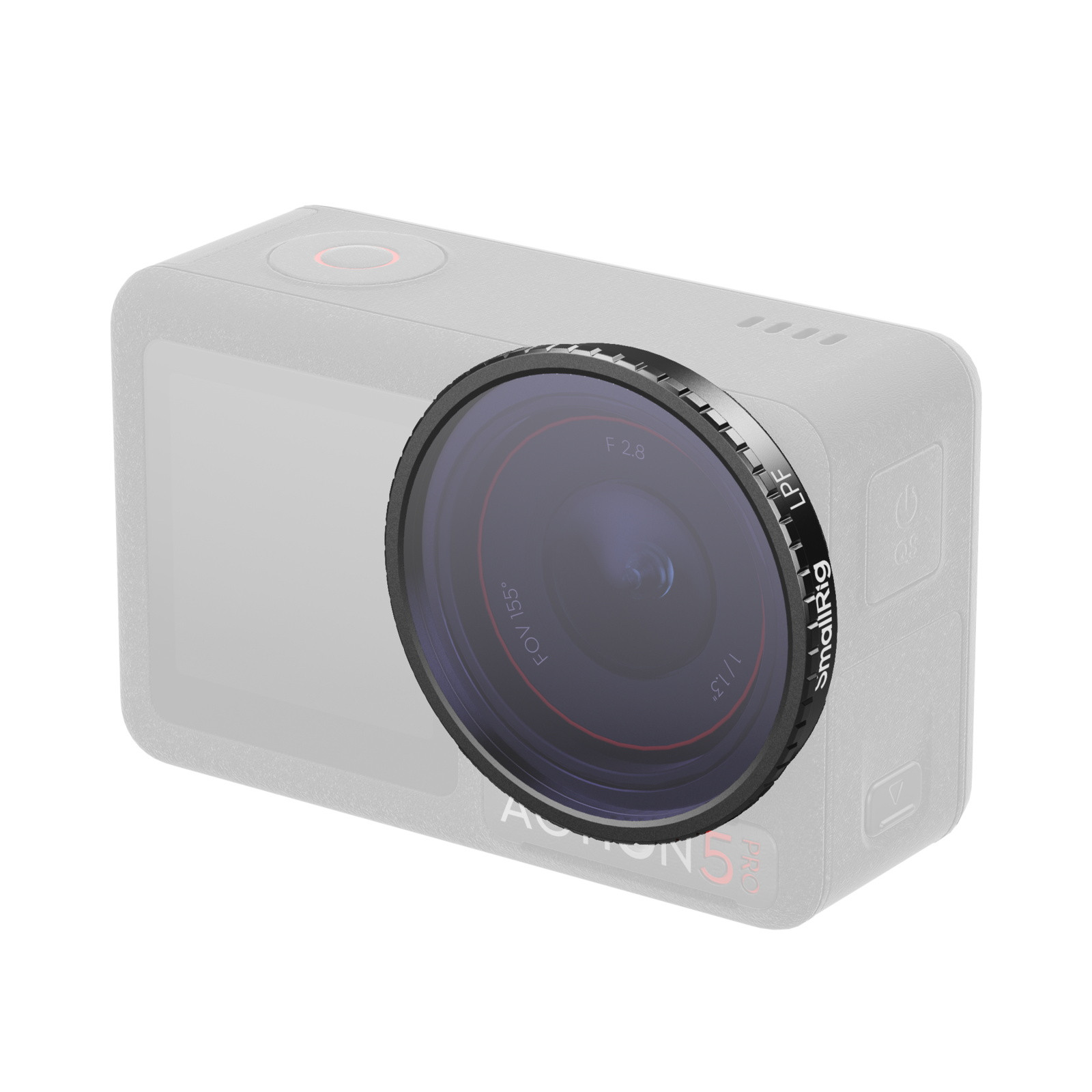 Smallrig Filtre de réduction de pollution lumineuse attachable pour DJI Osmo Action 5 Pro / 4 5837