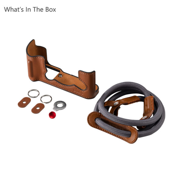 Smallrig Kit de protection en cuir demi-coque pour FUJIFILM X-T30 / X-T30 II / X-T30 III (Marron) 5670 2 Smallrig Kit de protection en cuir demi-coque pour FUJIFILM X-T30 / X-T30 II / X-T30 III (Marron) 5670